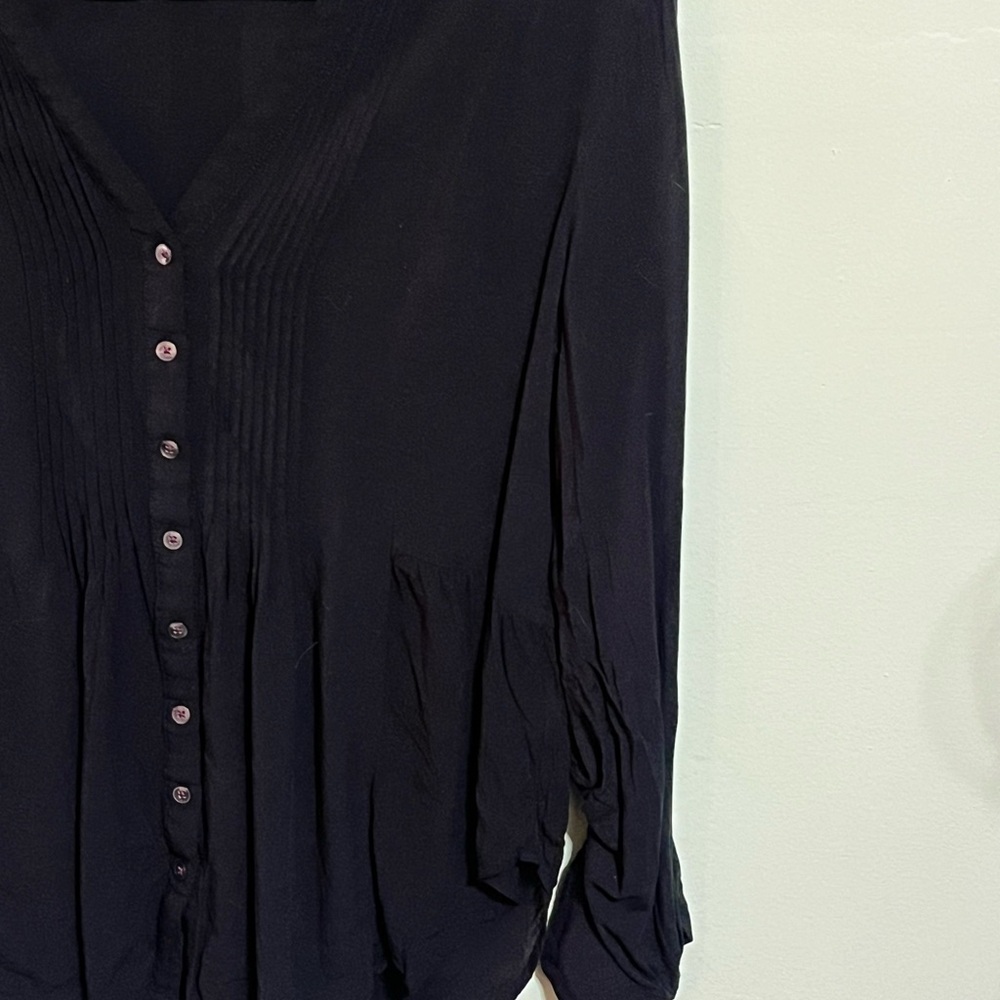 Mauve By Anthropologie Button Down Top Sz 12 - Picture 4 of 10